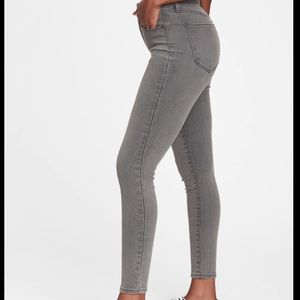 Gap Gray High Rise Skinny Jeans